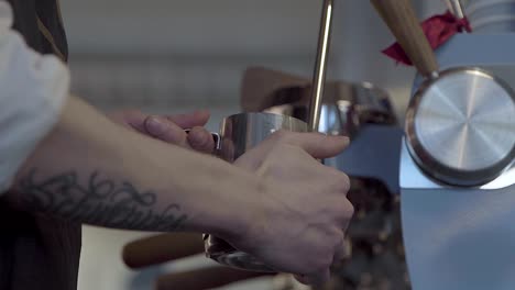 Barista-At-Work-In-The-Cafeteria