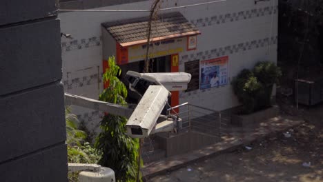CCTV-Für-Die-öffentliche-Sicherheit-In-Mumbai,-Maharashtra,-Indien