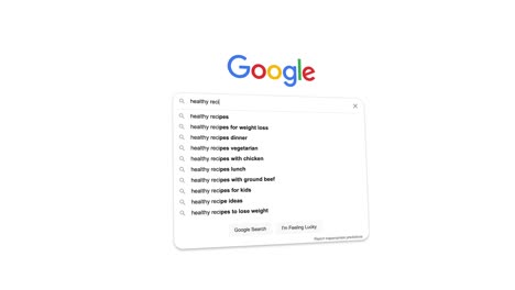 Suche-Nach-„gesunden-Rezepten“-In-Der-Google-Suchleiste