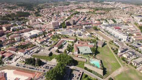 Aerial-panoramic-view-of-Chaves.-Portugal.-Real-time