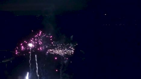 aerial-shot-of-fireworks