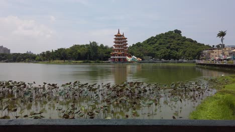 Panorama-of-the-Dragon-and-Tiger-Pagodas-at-Lotus-Pond