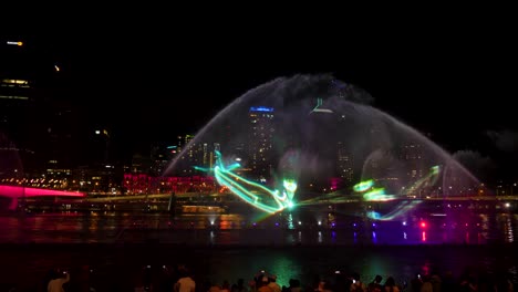 Lichtshow-Während-Des-Brisbane-Festivals-2018