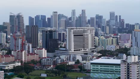 Vista-Del-Horizonte-De-Singapur-Vista-Desde-Whampoa