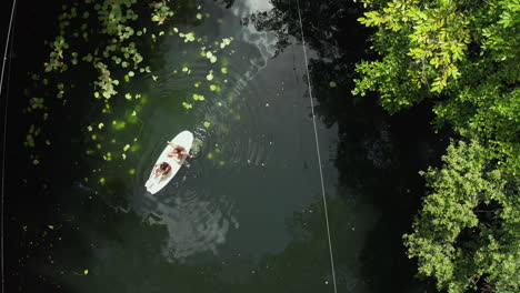 Drohne-Schoss-über-Eine-Cenote---Quintana-Roo---Mexiko