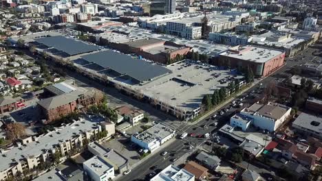 Glendale-Galleria-aerial-view-above-downtown-Los-Angeles-shopping-mall-solar-panel-rooftop