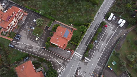 Revealing-aerial-view-of-soccer-stadium-quite-empty-for-Corona-Virus-pandemic