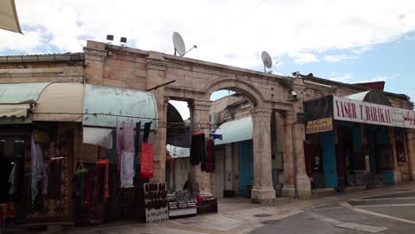 Bazar-O-Zoco-En-La-Ciudad-Vieja-De-Jerusalén,-Israel