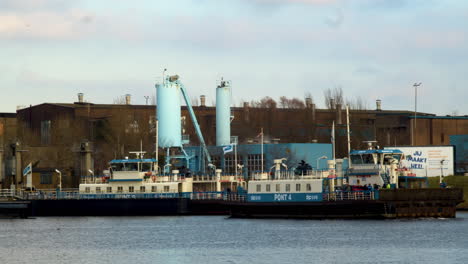 Amsterdam-ferry-docking-on-industrial-park---wide