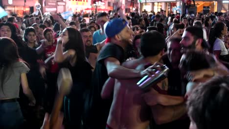 Supporters-of-Frente-de-Todos-candidate-Alberto-Fernández-celebrate-their-party's-victory-over-President-Mauricio-Macri-in-the-general-elections