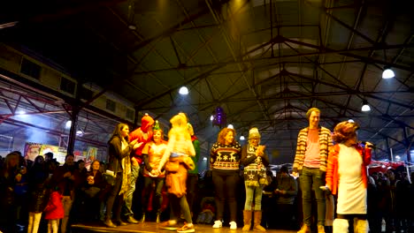 Queen-Victoria-market-nighttime-during-winter