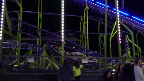Pinfari-RC-48-Rollercoaster-at-The-Florida-State-Fair-at-Night