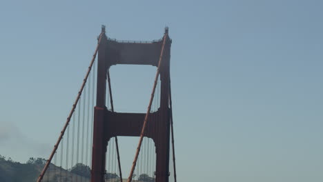 Der-Himmel-über-Der-Golden-Gate-Bridge-In-San-Francisco,-Kalifornien,-Ist-Klar
