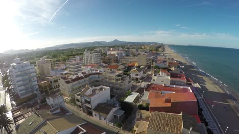 Drone-shot-of-buildings-from-the-birds-eye-view-in-Spain