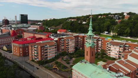 Aerial-view-over-Heden-and-Garda-in-Gothenburg