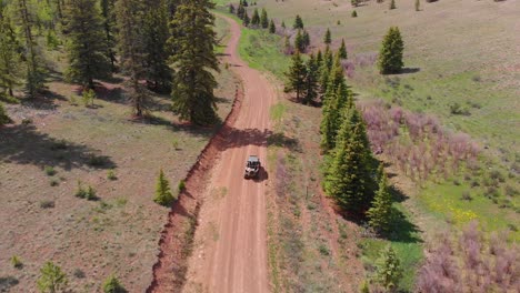 Drone-Tracks-UTV-down-a-trail