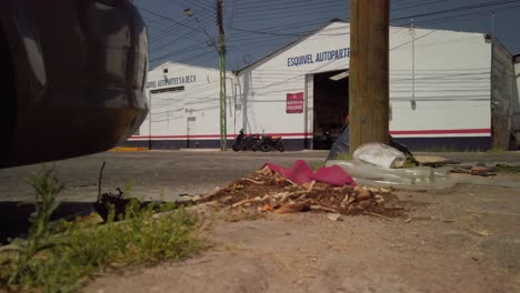 Basura-En-La-Calle-Y-Un-Día-Muy-Caluroso