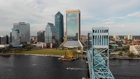 Former-Jacksonville-landing-under-construction-near-Main-Street-Bridge-in-Jacksonville,-Florida