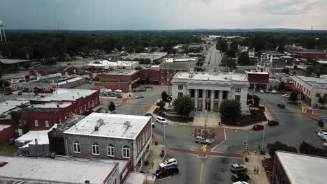 Luftaufnahme-Des-Bezirksgerichts-Von-Alamance-In-Graham,-North-Carolina