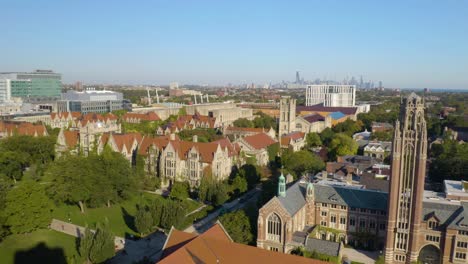 Primer-Plano-Aéreo-Bajo---Universidad-De-Chicago