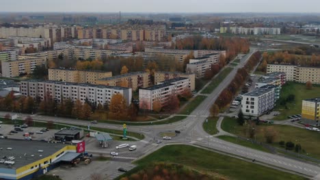 Drohnenaufnahme-Des-Bezirks-Mõisavahe-In-Tartu