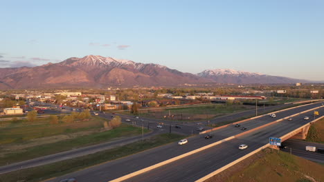 Interestatal-15-Pasando-Por-Ogden-Utah,-Estados-Unidos