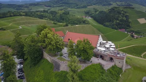 Terraza-De-Degustación-De-Vinos-Con-Vistas-A-Los-Viñedos-De-Los-Alrededores