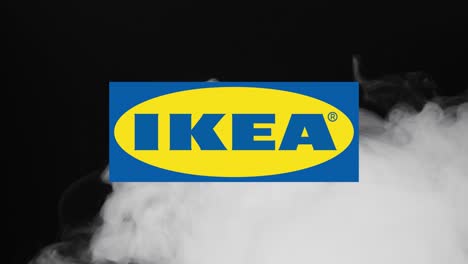 Editorial-Ilustrativa-Del-ícono-De-Ikea-Que-Aparece-Cuando-El-Humo-Sobrevuela