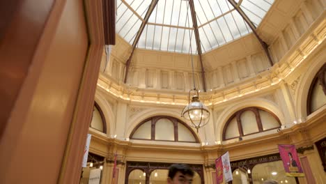 Block-arcade-melbourne,-July-2019-historical-shopping-arcade-building-in-melbourne---popular-tourist-attraction-in-melbourne