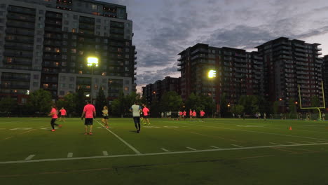 Campo-De-Juego-De-Frisbee,-Juego,-Deporte,-Actividad-Del-Equipo-Juvenil,-Deportes-Al-Aire-Libre,-Competencia,-Ejercicio,-Golf-De-Frisbee,-área-De-Juegos