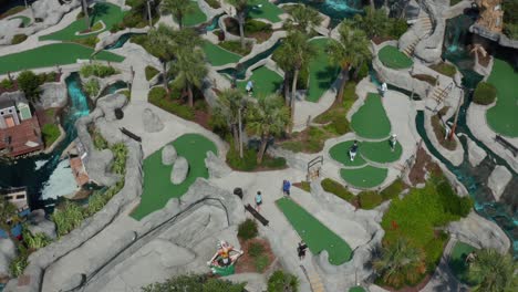 Miniature-golf,-mini-golf-course