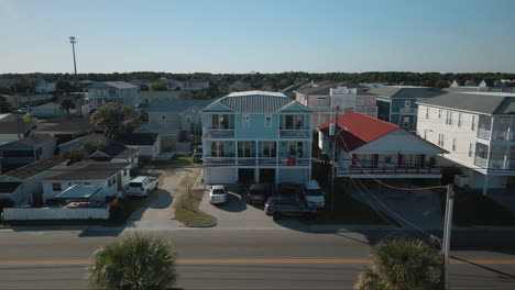 Aerial-flight-over-Kure-Beach