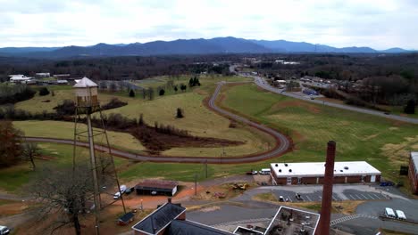 aerial-pullout-nc-school-for-the-deaf-in-morganton-nc,-north-carolina