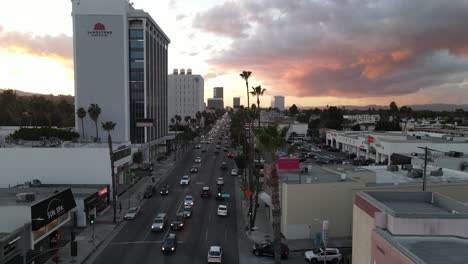 aerial-view-of-beautiful-sunset