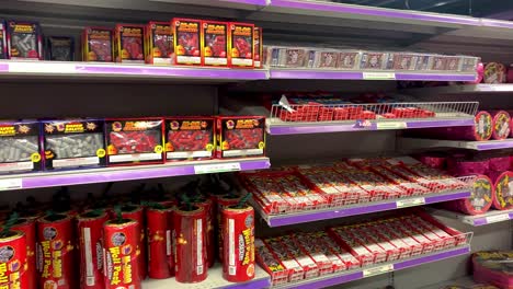 Phantom-brand-"Safe-and-Sane"-fireworks-are-on-display-for-sale-prior-to-the-Fourth-of-July,-Independence-day-celebration