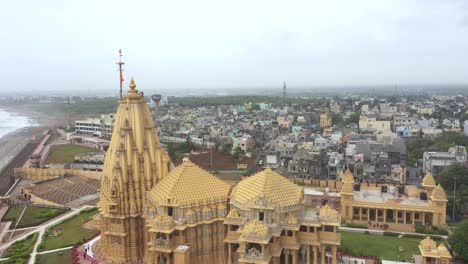 Aerial-shot-Somnath-mandir