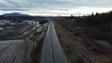 Aftermath-of-flooding-in-Abbotsford,-British-Columbia,-Canada-on-11-23-2021