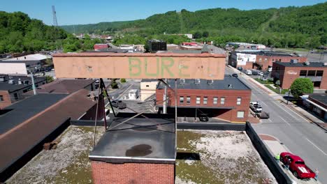 Richlands-Virginia-Farm-Bureau-Schild-Aus-Der-Luft