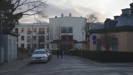 Oscar-Properties-apartment-building-in-Stockholm,-Biografen,-wide-angle