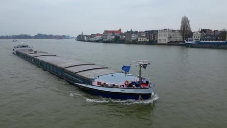 29-January-2023---Aerial-View-Off-Forward-Starbord-Side-Of-Maya-Inland-Freighter-On-Oude-Maas