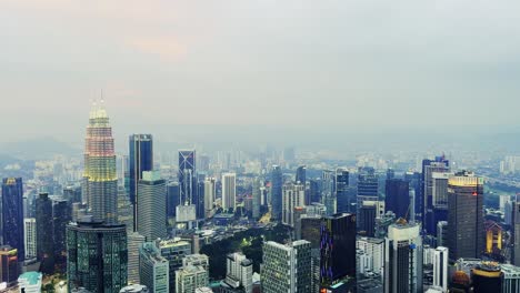 Una-Foto-Del-Horizonte-De-La-Magnífica-Ciudad-De-Kuala-Lumpur,-Malasia