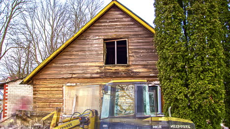 White-bricks-removed-from-house-facade