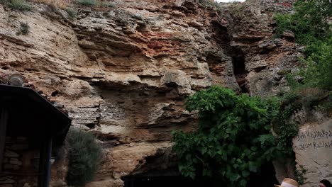 Travelers-On-The-Monumental-Remains-At-Cape-Kaliakra-Fortification-In-Bulgaria