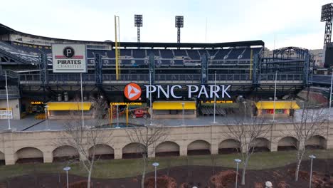 Aerial-shot-of-an-MLB-baseball-venue