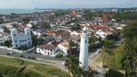 Antena-Del-Faro-En-Fort-Galle,-Sri-Lanka