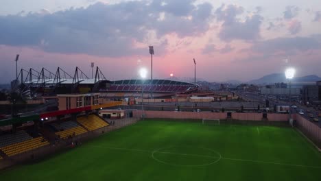 Vista-Aérea-Del-Estadio-Anexo-Y-El-Estadio-Omnisports-Ahmadou-Ahidjo