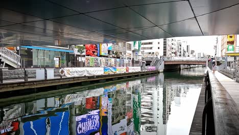 View-from-a-river-cruise-on-dotonbori-river-in-Osaka