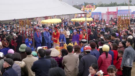 Long-Tong-festival-is-held-in-Bac-Son-town,-Lang-Son-province,-Vietnam