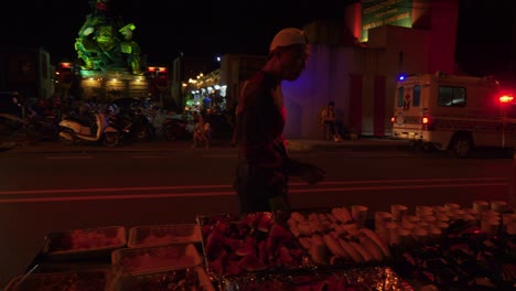 Runner-on-a-break,-Samui-Run,-Koh-Samui-Island,-Thailand