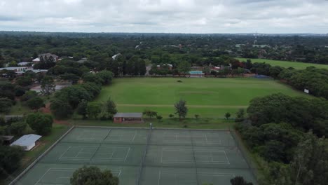 Drone-video-of-Christian-Brothers-College-High-School-in-Bulawayo,-Zimbabwe